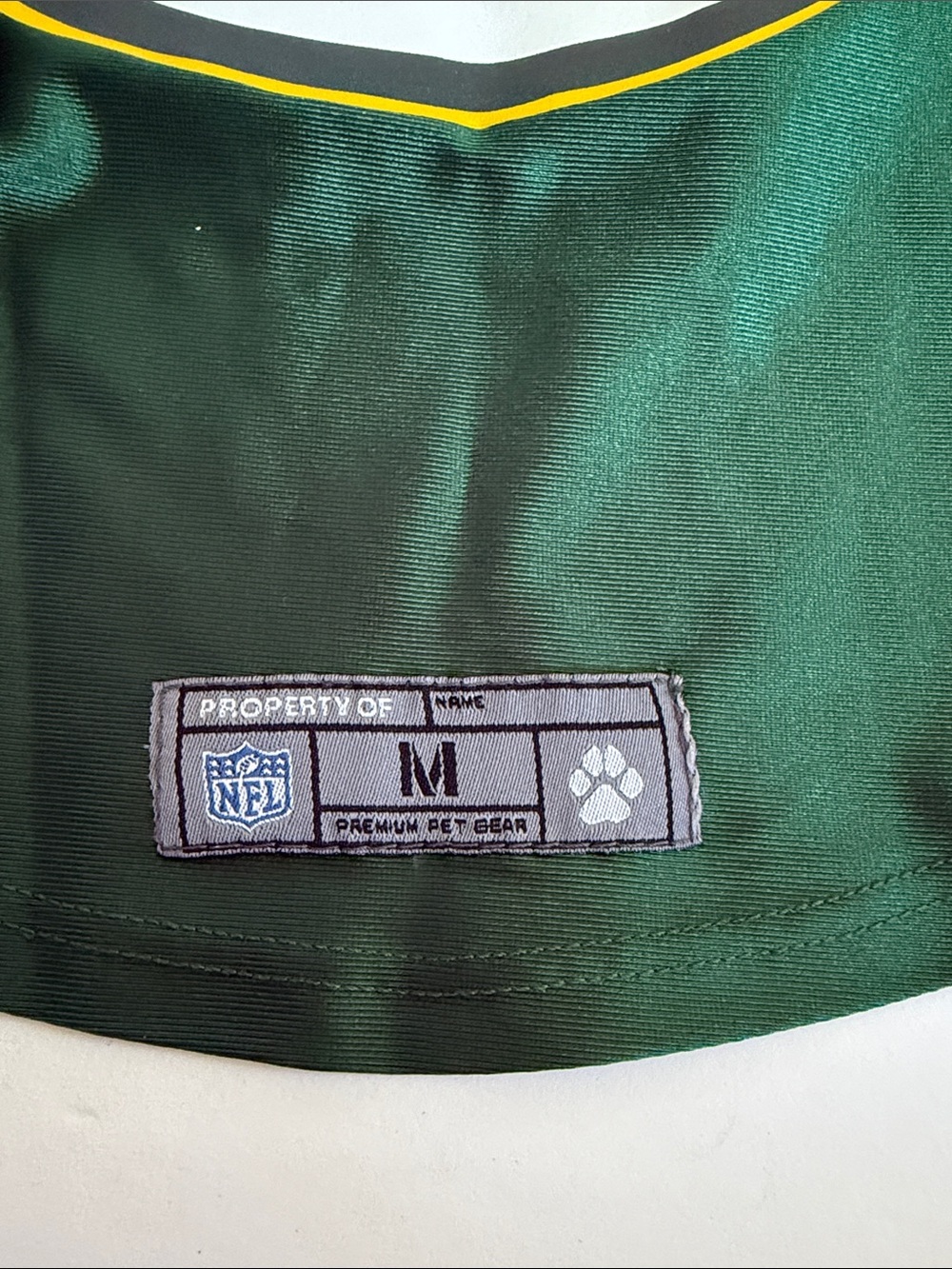 Green Bay Packers NFL Dog Jersey Size Medium NWT - Picture 5 of 7